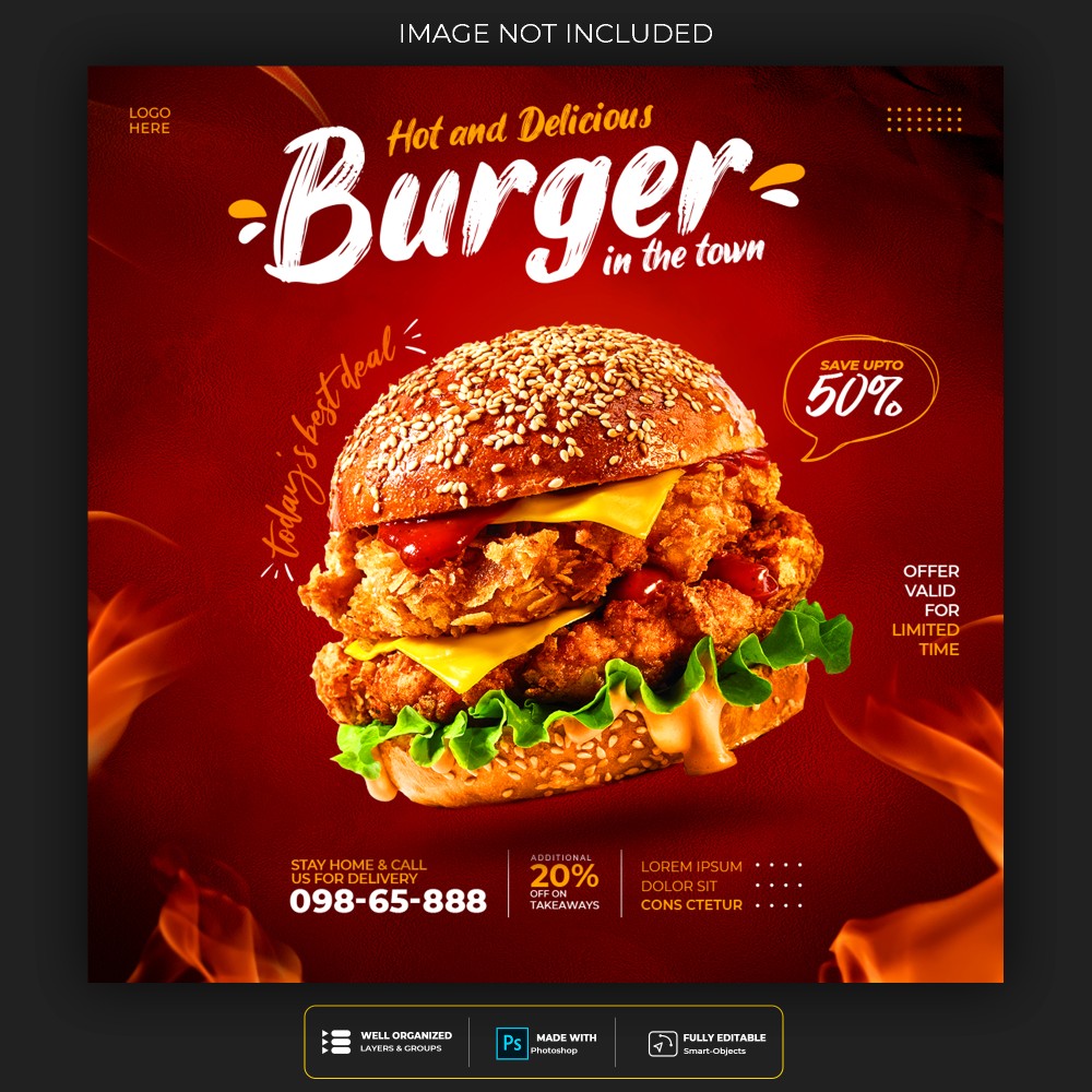 My Burger page design