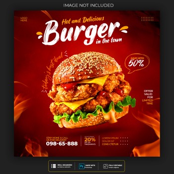 My Burger page design